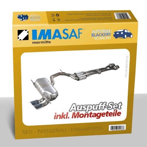 Imasaf auspuffset kat für - kat,