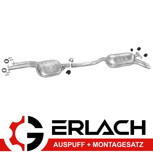 Auspuff für mercedes a124 - mercedes,