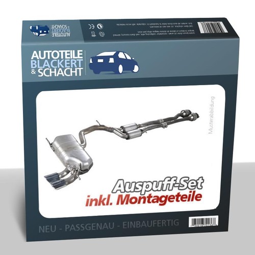 Auspuffanlage komplett kat - auspuffanlage,